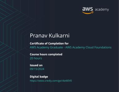 AWS Academy Graduate - Cloud Foundations